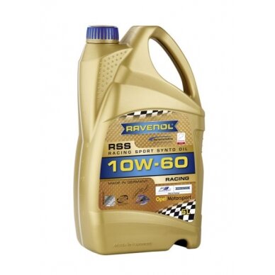 Variklio alyva Ravenol RSS 10W60, 5L Variklio alyva Ravenol RSS 10W60, 5L