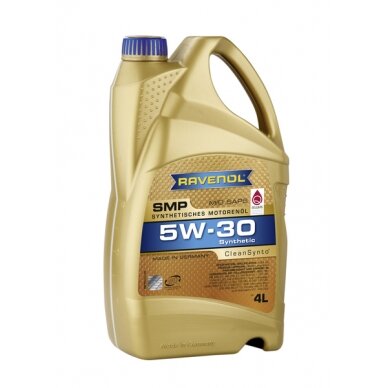 Variklio alyva Ravenol SMP 504/507 5W30, 4L Variklio alyva Ravenol SMP 504/507 5W30, 4L