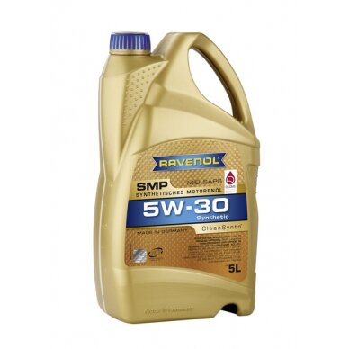 Variklio alyva Ravenol SMP 504/507 5W30, 5L Variklio alyva Ravenol SMP 504/507 5W30, 5L