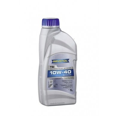 Variklio alyva Ravenol TSI SAE 10W40, 1L Variklio alyva Ravenol TSI SAE 10W40, 1L