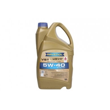Variklio alyva Ravenol TURBO VST 5W40, 5L Variklio alyva Ravenol TURBO VST 5W40, 5L