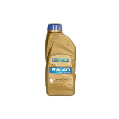 Variklio alyva Ravenol VDL SAE 5W40, 1L Variklio alyva Ravenol VDL SAE 5W40, 1L