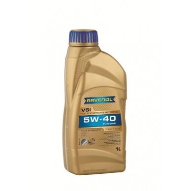 Variklio alyva Ravenol VSI SAE 5W40, 1L Variklio alyva Ravenol VSI SAE 5W40, 1L