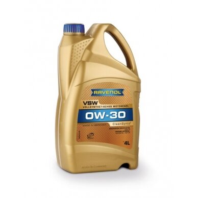 Variklio alyva Ravenol VSW SAE 0W30, 4L Variklio alyva Ravenol VSW SAE 0W30, 4L