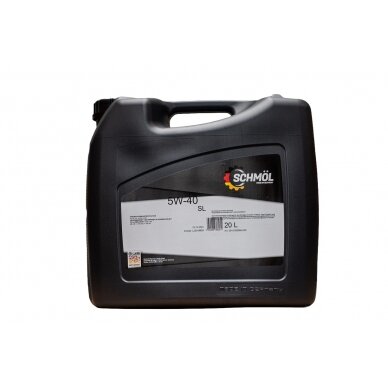Variklio alyva SCHMOL SL 5W-40, 20L Variklio alyva SCHMOL SL 5W-40, 20L