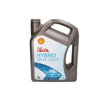 Variklio alyva Shell Helix HYBRID 0W20, 5L Variklio alyva Shell Helix HYBRID 0W20, 5L