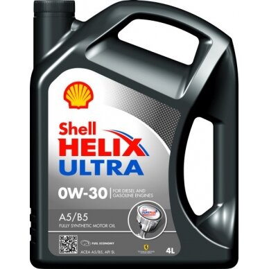 Variklio alyva Shell Helix Ultra A5/B5 0W30, 4L Variklio alyva Shell Helix Ultra A5/B5 0W30, 4L