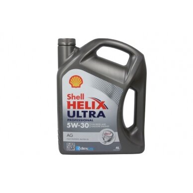 Variklio alyva Shell Helix Ultra Professional AG 5W30, 4L Variklio alyva Shell Helix Ultra Professional AG 5W30, 4L