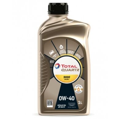 Variklio alyva Total Quartz 9000 Energy 0W40, 1L Variklio alyva Total Quartz 9000 Energy 0W40, 1L