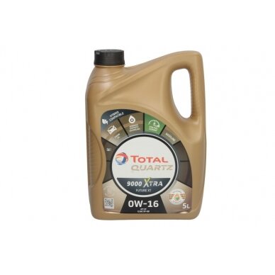 Variklio alyva Total Quartz 9000 Future XT 0W16, 5L Variklio alyva Total Quartz 9000 Future XT 0W16, 5L