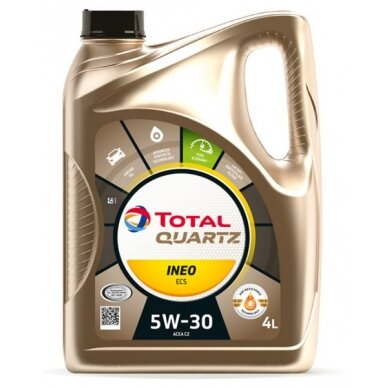 Variklio alyva Total Quartz INEO ECS 5W30, 4L Variklio alyva Total Quartz INEO ECS 5W30, 4L