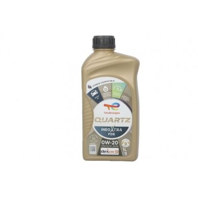 Variklio alyva Total Quartz XTRA FDE 0W20, 1L Variklio alyva Total Quartz XTRA FDE 0W20, 1L