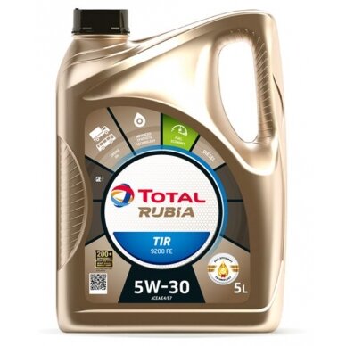 Variklio alyva Total Rubia 9200 FE 5W30, 5L Variklio alyva Total Rubia 9200 FE 5W30, 5L