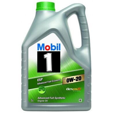 Variklio alyva Mobil 1 ESP 0W20 X2, 5L