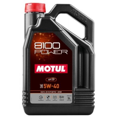Variklio alyva Motul 8100 POWER 5W40, 5L Variklio alyva Motul 8100 POWER 5W40, 5L