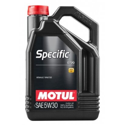 Variklio alyva Motul Specific 0720 5W30, 5L Variklio alyva Motul Specific 0720 5W30, 5L