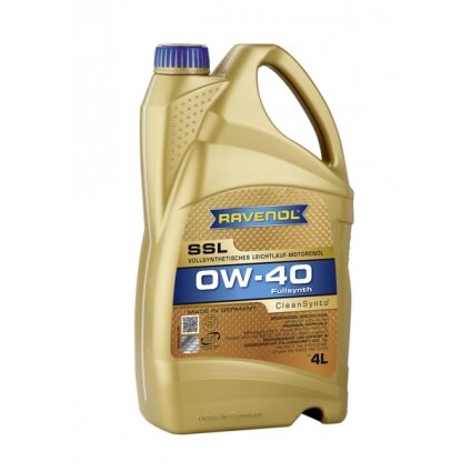 Variklio alyva Ravenol SSL SAE 0W40, 4L