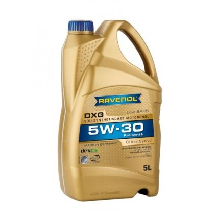 Variklio alyva Ravenol DXG SAE 5W30, 5L Variklio alyva Ravenol DXG SAE 5W30, 5L
