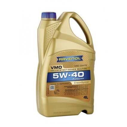 Variklio alyva Ravenol VMO SAE 5W40, 4L Variklio alyva Ravenol VMO SAE 5W40, 4L