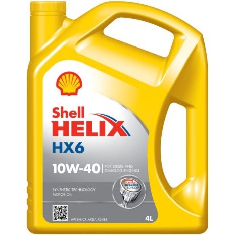 Variklio alyva Shell Helix HX6 10W40, 4L Variklio alyva Shell Helix HX6 10W40, 4L