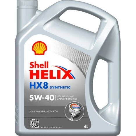Variklio alyva Shell Helix HX8 5W40, 4L Variklio alyva Shell Helix HX8 5W40, 4L