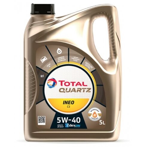 Variklio alyva Total Quartz INEO C3 5W40, 5L Variklio alyva Total Quartz INEO C3 5W40, 5L