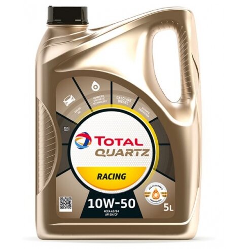 Variklio alyva Total Quartz RACING 10W50, 5L Variklio alyva Total Quartz RACING 10W50, 5L