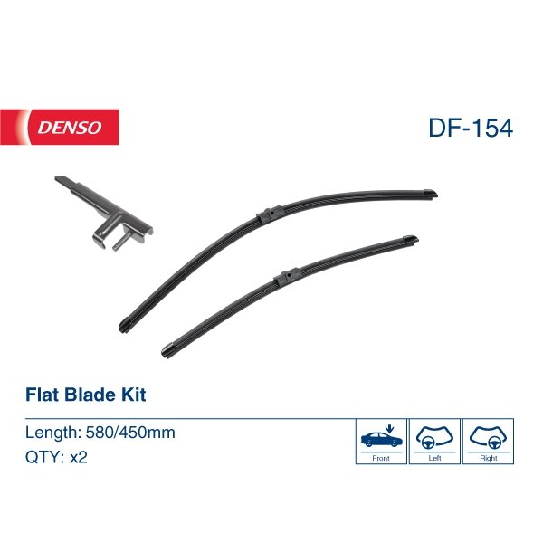 Valytuvai Denso FlatBlades 580/450mm Valytuvai Denso FlatBlades 580/450mm