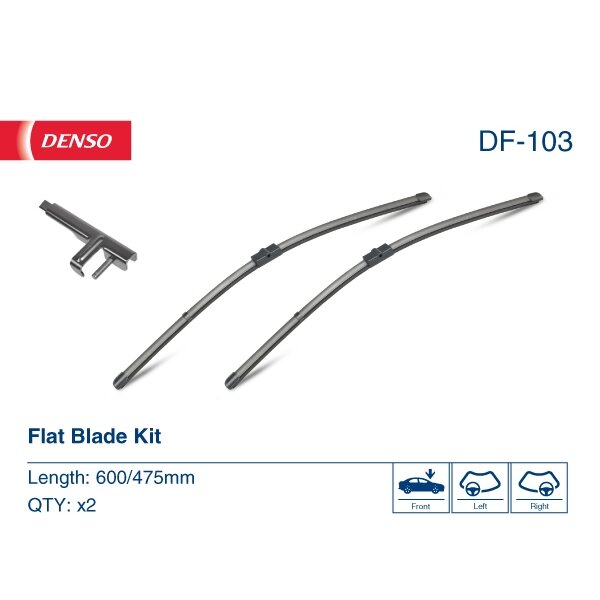 Valytuvai Denso FlatBlades 600/475mm Valytuvai Denso FlatBlades 600/475mm