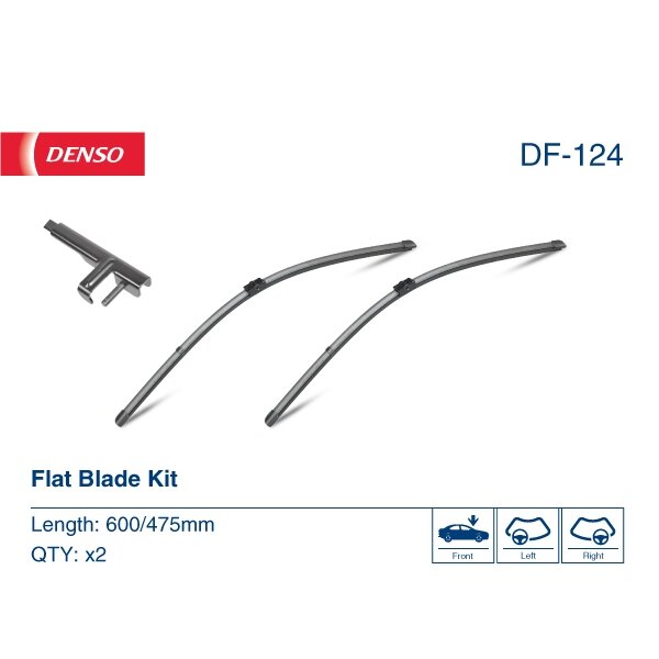 Valytuvai Denso FlatBlades 600/475mm Valytuvai Denso FlatBlades 600/475mm