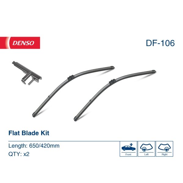 Valytuvai Denso FlatBlades 650/420mm Valytuvai Denso FlatBlades 650/420mm
