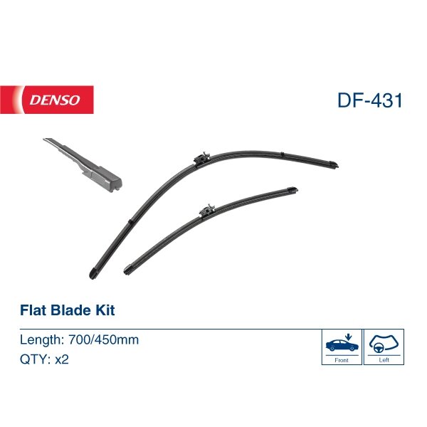 Valytuvai Denso FlatBlades 700/450mm Valytuvai Denso FlatBlades 700/450mm