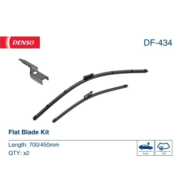 Valytuvai Denso FlatBlades 700/450mm Valytuvai Denso FlatBlades 700/450mm