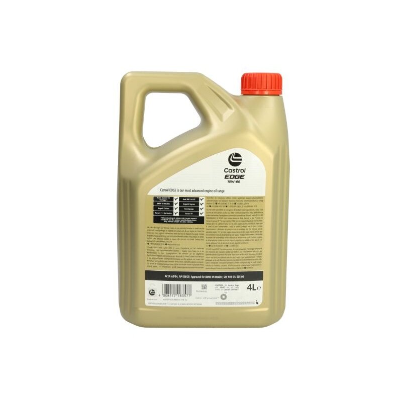 Variklinė alyva Castrol Edge 10W60 SUPERCAR, 4L 1 Variklinė alyva Castrol Edge 10W60 SUPERCAR, 4L 1