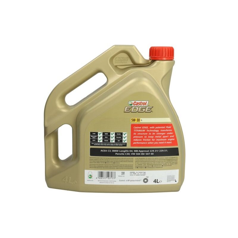 Variklinė alyva Castrol Edge 5W30 LL, 4L 1 Variklinė alyva Castrol Edge 5W30 LL, 4L 1