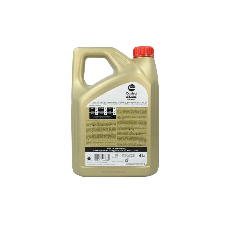 Variklinė alyva Castrol Edge 5W30 M, 4L 1 Variklinė alyva Castrol Edge 5W30 M, 4L 1