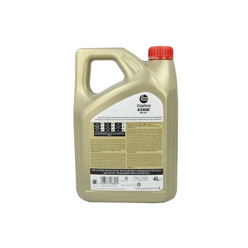 Variklinė alyva Castrol Edge 5W40, 4L 1 Variklinė alyva Castrol Edge 5W40, 4L 1