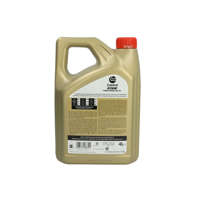 Variklinė alyva Castrol Edge 5W40 TD, 4L 1 Variklinė alyva Castrol Edge 5W40 TD, 4L 1