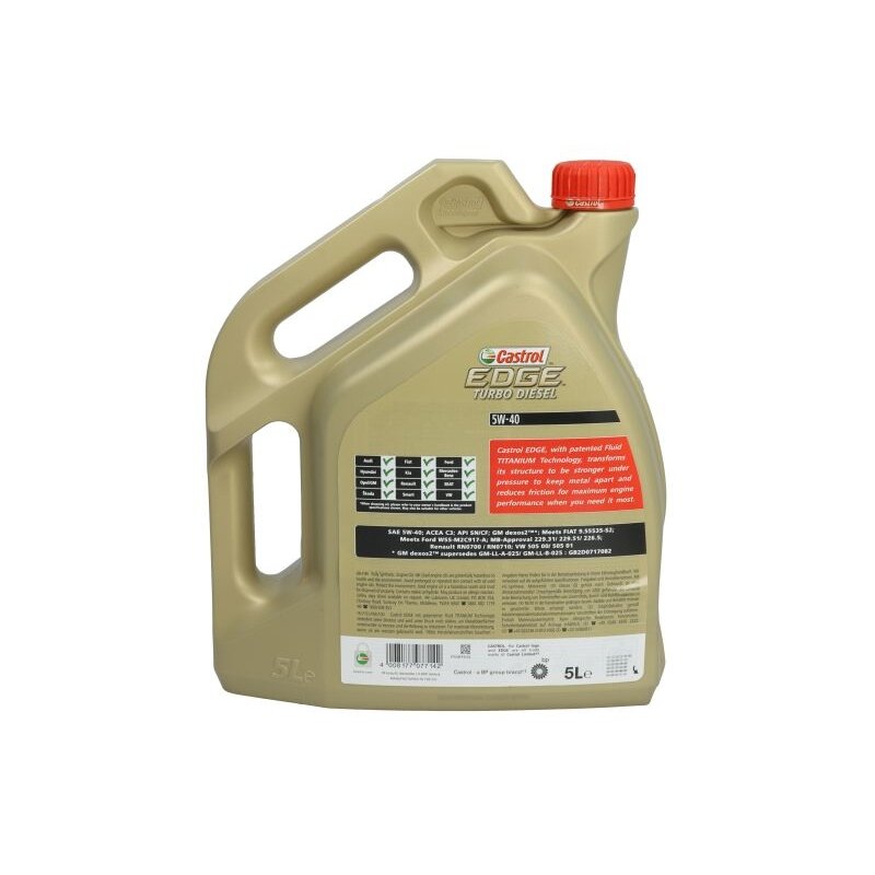 Variklinė alyva Castrol Edge 5W40 TD, 5L 1 Variklinė alyva Castrol Edge 5W40 TD, 5L 1