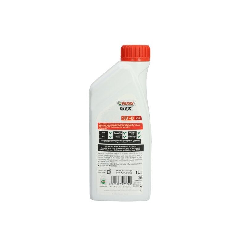 Variklinė alyva Castrol GTX 15W40, 1L 1