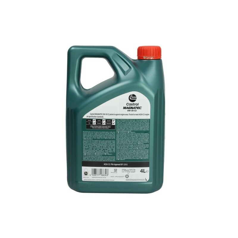 Variklinė alyva Castrol Magnatec 0W30 C2, 4L 1 Variklinė alyva Castrol Magnatec 0W30 C2, 4L 1