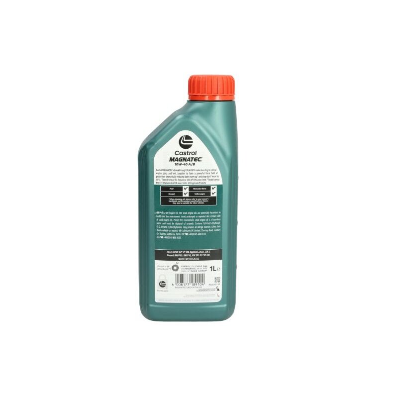 Variklinė alyva Castrol Magnatec 10W40 A/B, 1L 1 Variklinė alyva Castrol Magnatec 10W40 A/B, 1L 1