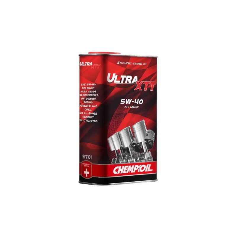 Variklio alyva Chempioil Ultra XTT 5W40, 1L Variklio alyva Chempioil Ultra XTT 5W40, 1L