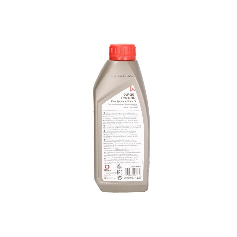 Variklio alyva Comma PRO-NRG 0W20, 1L 1 Variklio alyva Comma PRO-NRG 0W20, 1L 1