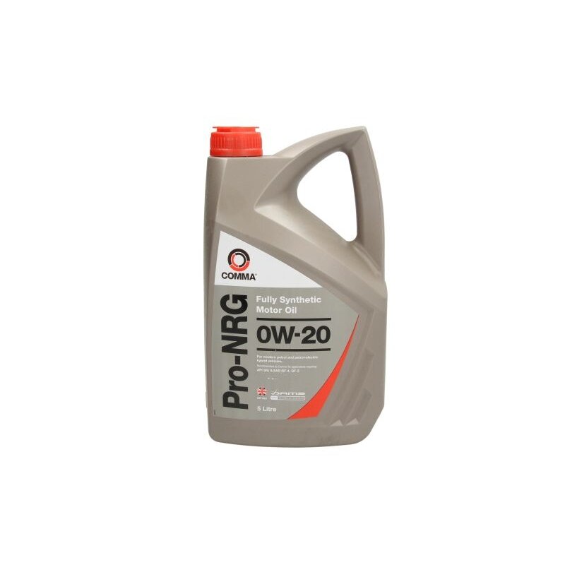 Variklio alyva Comma PRO-NRG 0W20, 5L Variklio alyva Comma PRO-NRG 0W20, 5L