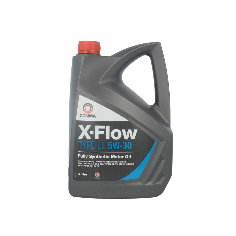 Variklio alyva Comma X-FLOW LL 5W30 SYNT., 4L Variklio alyva Comma X-FLOW LL 5W30 SYNT., 4L