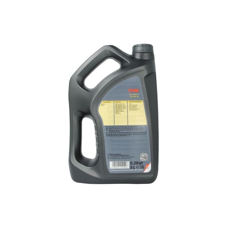 Variklio alyva Fuchs Titan GT1 F.3 5W40, 5L 1 Variklio alyva Fuchs Titan GT1 F.3 5W40, 5L 1
