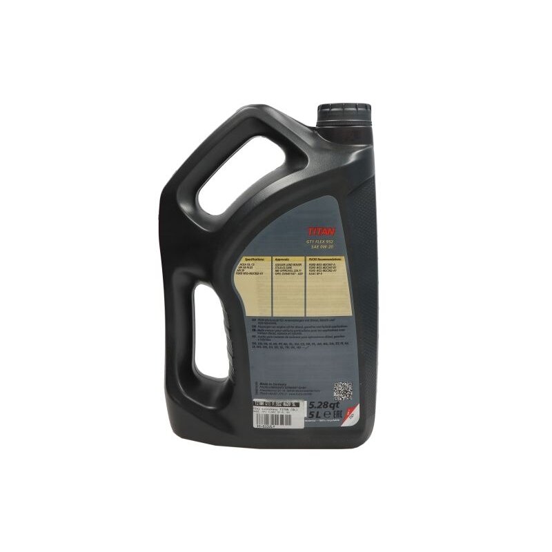 Variklio alyva Fuchs Titan GT1 F.952 0W20, 5L 1 Variklio alyva Fuchs Titan GT1 F.952 0W20, 5L 1