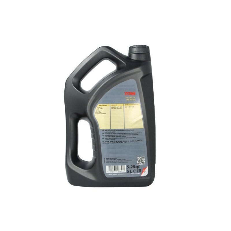 Variklio alyva Fuchs Titan GT1 F.C2 0W30, 5L 1 Variklio alyva Fuchs Titan GT1 F.C2 0W30, 5L 1