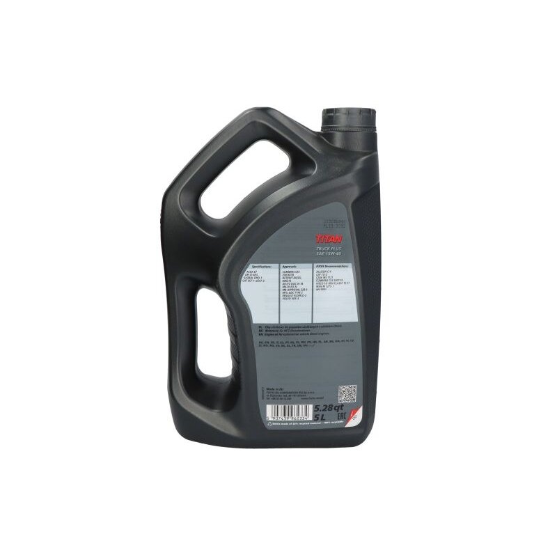 Variklio alyva Fuchs Titan TRUCK PLUS 15W40, 5L 1 Variklio alyva Fuchs Titan TRUCK PLUS 15W40, 5L 1